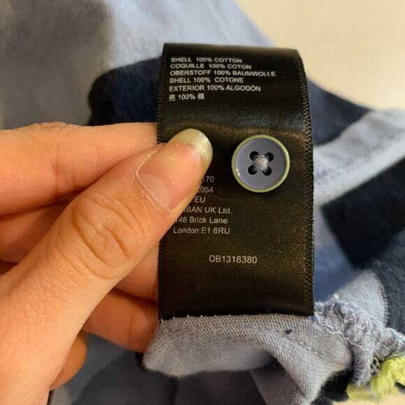 Maeve Top Women M Medium Multi Rugby Striped Cap Sleeve Polo Shirt Anthropologie - Picture 9 of 11